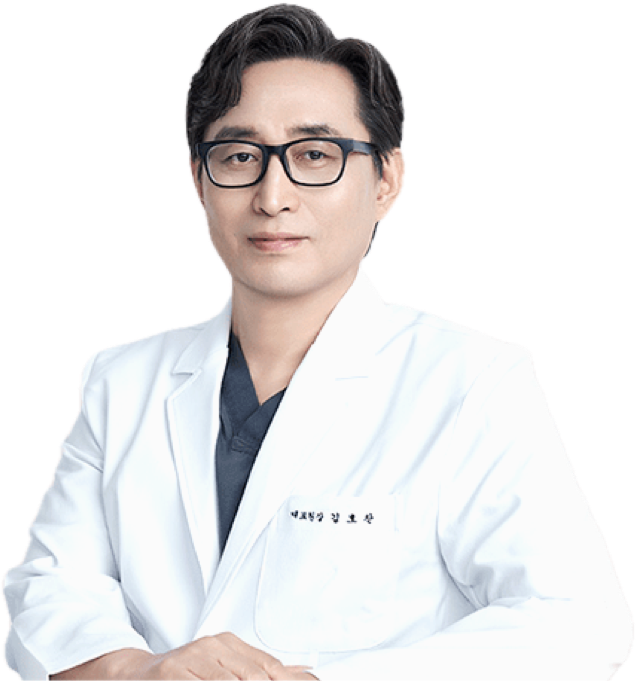 Portrait of Dr. Ho-chan Kim, Chief Director of Gangnam Celliting Clinic